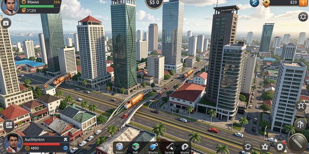 Screenshot menampilkan gameplay yang memukau dengan desain grafis yang menarik.