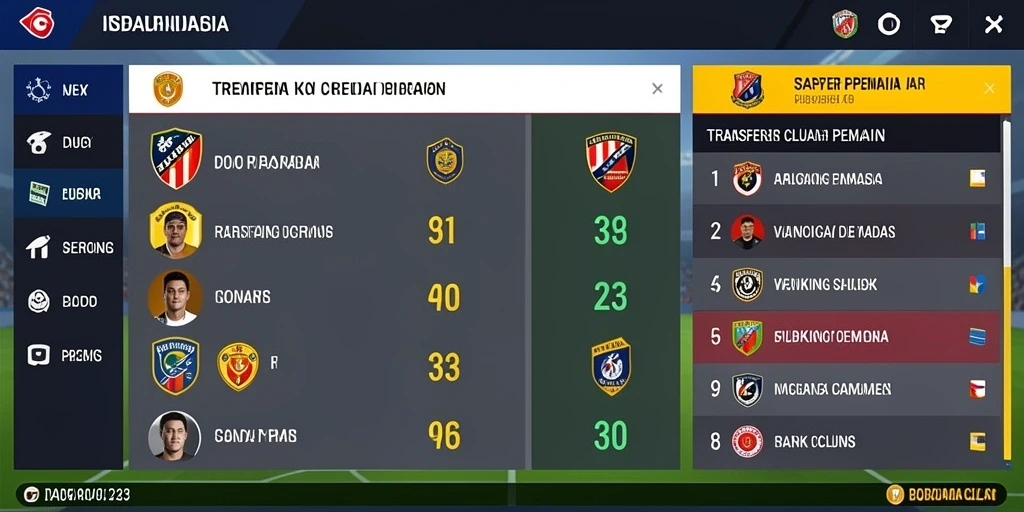 Tampilan antarmuka permainan yang menawan.