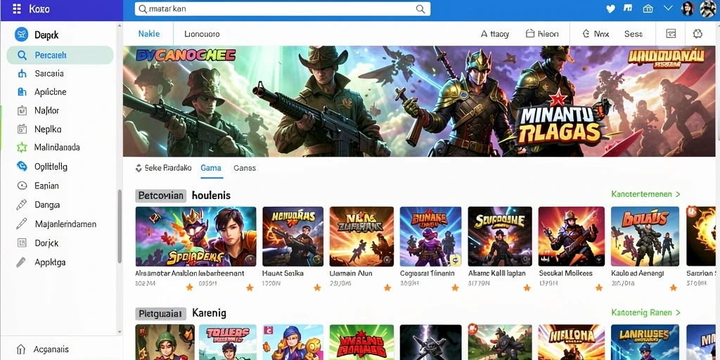 Tampilan antarmuka yang menarik dan modern.