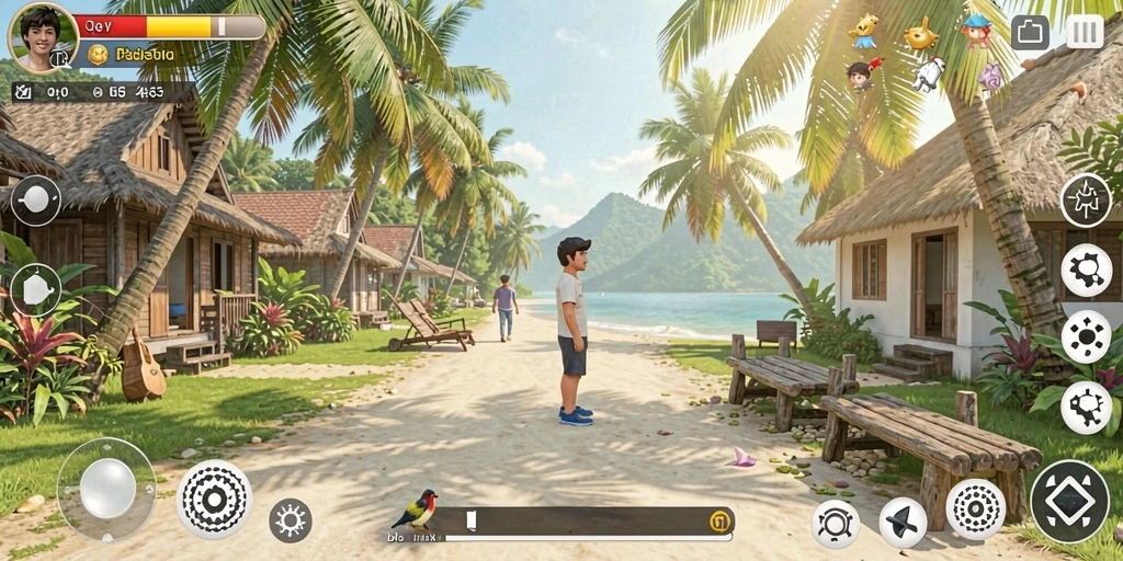 Tangkapan layar menampilkan grafis yang mengesankan dari game.
