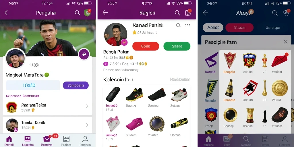 Tampilan antarmuka yang ramah pengguna dan menarik.