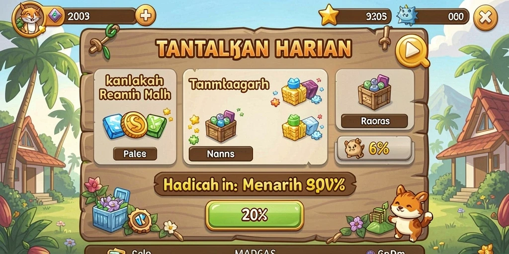 Tampilan antarmuka yang intuitif dan menarik.